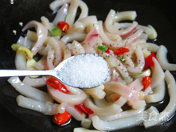 Squid Fried Winter Melon Skin recipe