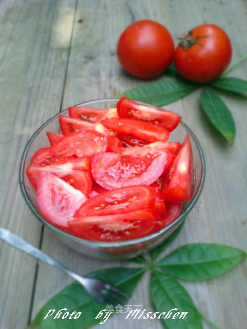 Tomatoes Mixed with Honey recipe