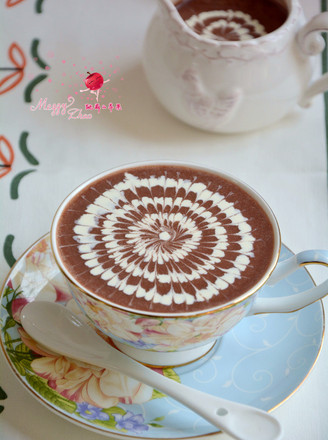 Cream Latte Red Bean Rose Soup recipe