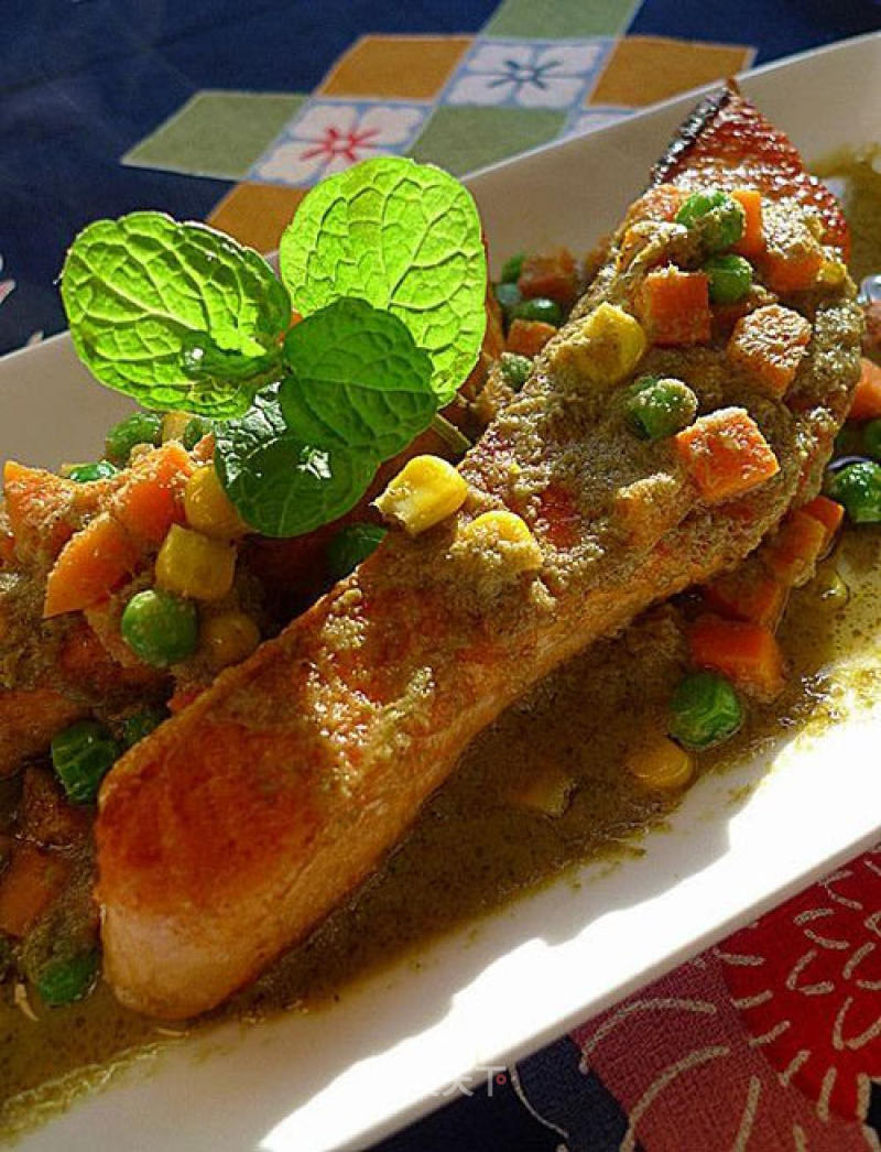 Green Curry Salmon recipe