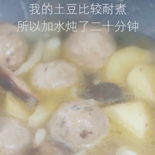 Mushroom Potato Beef Balls recipe