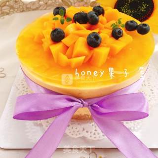 Mango Flow Heart Cheesecake recipe