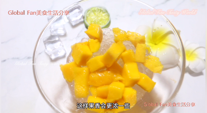 Tropical | Mango Coconut Sago recipe