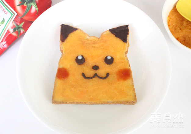 Low Cap Pikachu Toast recipe