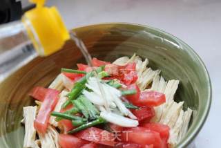 Refreshing and Good Taste-tomato Mixed with Yuba recipe