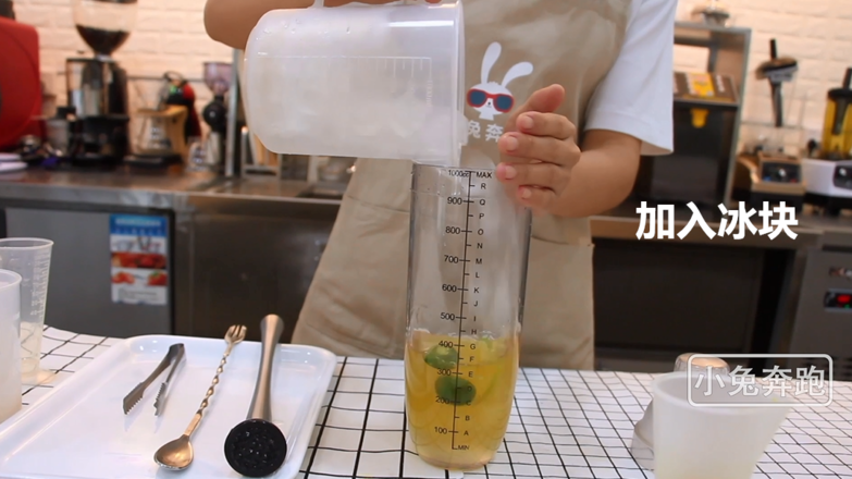 How to Make A Full Cup of Passion Fruit in Hi Tea-the Rabbit Running Milk Tea Teaches recipe