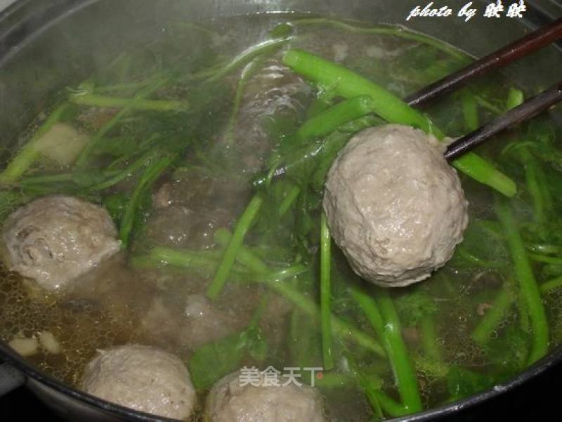Beef Tendon Hot Pot in Thick Soup recipe