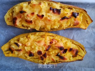 Baked Sweet Potato with Cheese Cheese recipe