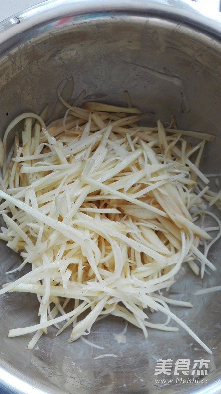 Oil-free Potato Shreds recipe