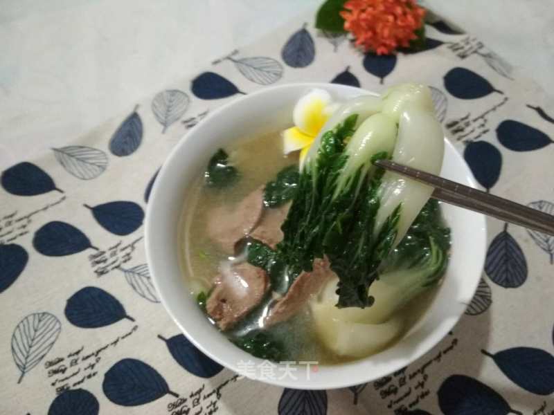 Cabbage and Pork Liver Soup recipe