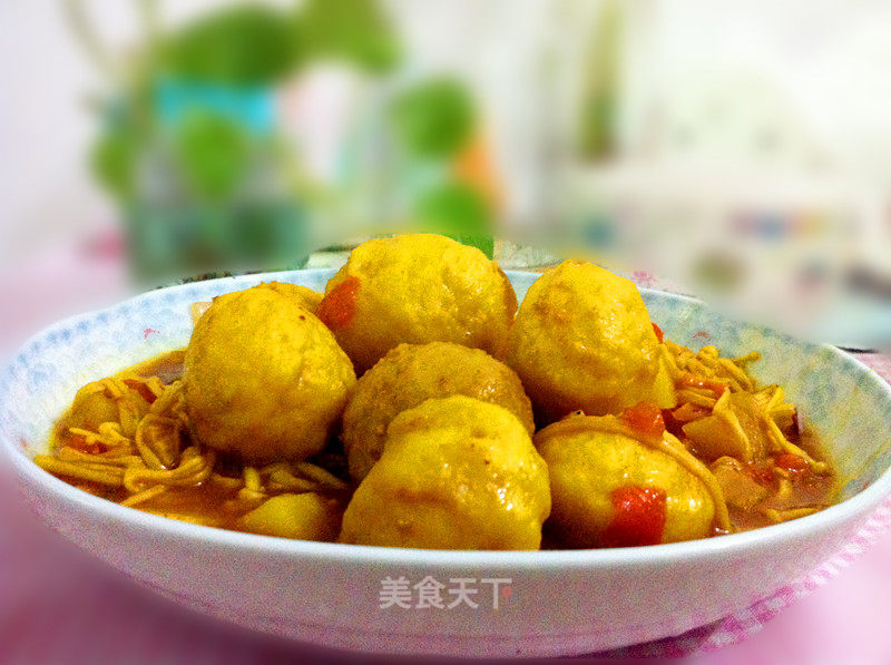 Thai Curry Fish Ball