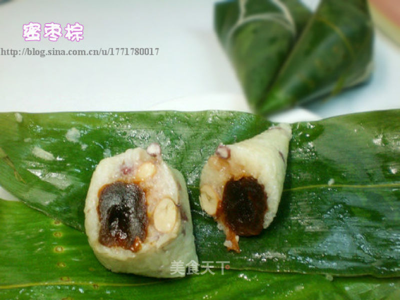 Eat Zongzi on The Dragon Boat Festival in May——【candied Date Zongzi】 recipe