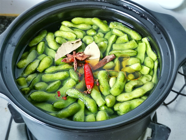 Boiled Edamame in Brine recipe