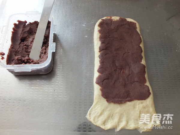 Toast with Red Bean Paste in Soup recipe