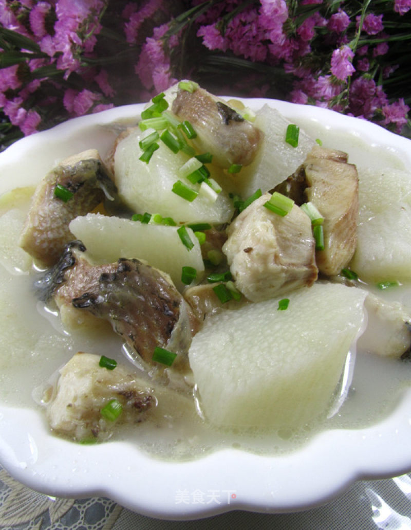 Yam Black Fish Soup recipe