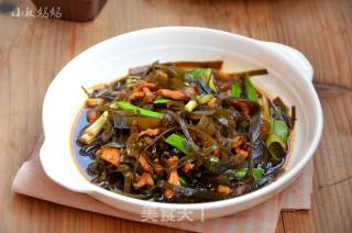 Fried Kelp Shredded Pork recipe