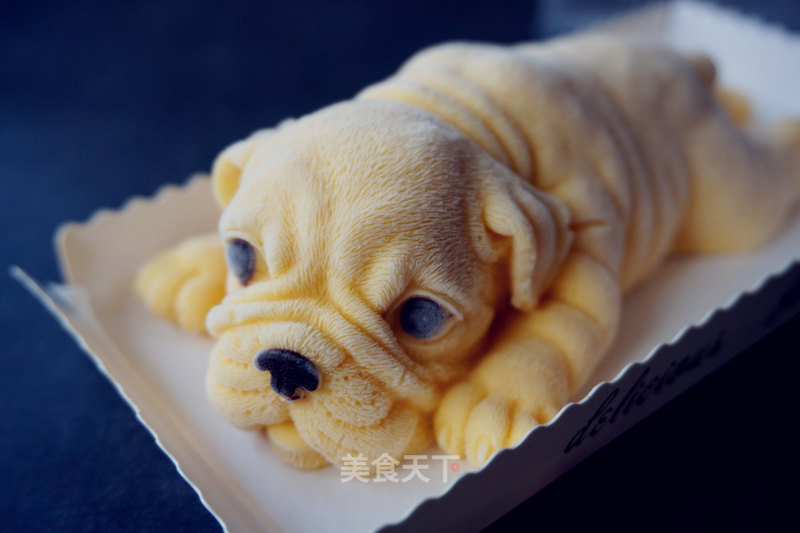 3d Shar Pei Mousse Cake