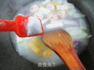 Shrimp Flavour Ball Winter Melon Three-color Cheese Rice Cake recipe