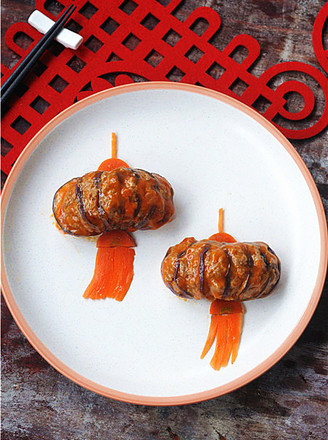 A New Year’s Eve Dishes Customized for Children-lantern Eggplant recipe