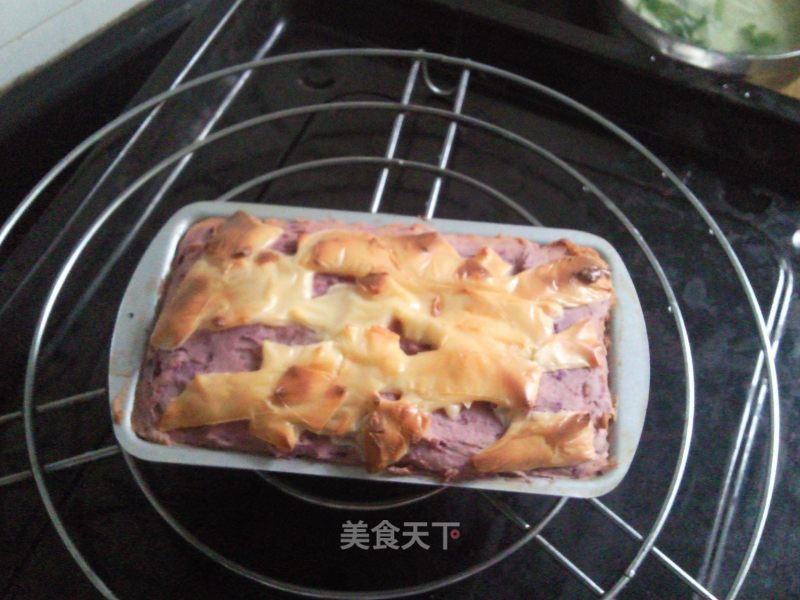 Cheese Baked Purple Potato recipe