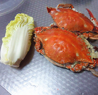 #御寒美食# Crab Meat and Vegetable Noodles recipe