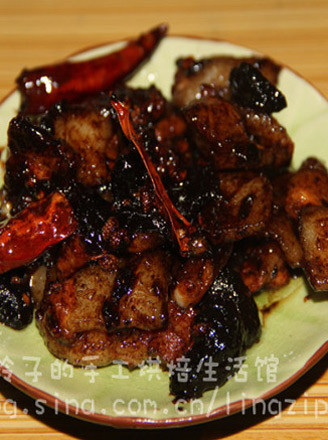 Braised Pork with Black Garlic recipe