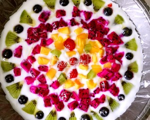 Fruit Yogurt Pizza (frozen) recipe