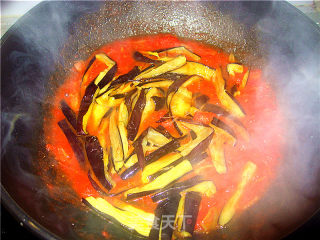 Happy Baby Growing Up Meal---boiled Eggplant with Tomatoes recipe