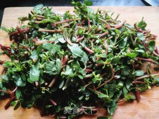 Steamed Purslane recipe