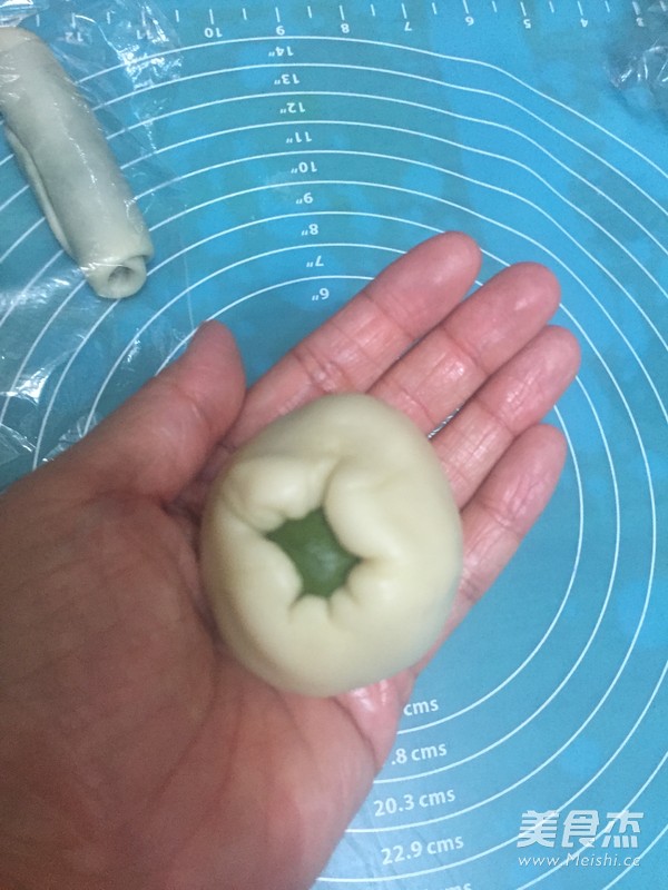 Bean Paste Egg Yolk Matcha Crisp recipe