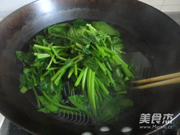 Spinach with Egg Sauce recipe