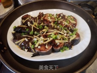 Steamed Black Cod in Black Bean Sauce recipe