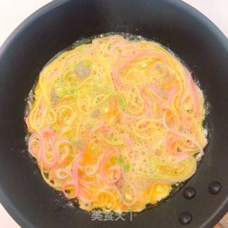 Shrimp Noodle Omelette recipe