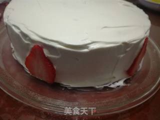 Strawberry Birthday Cream Cake recipe