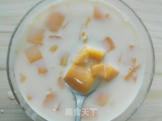 The Smoothness of Milk and The Fragrance of Mango are Perfectly Combined-"mango Pudding" recipe