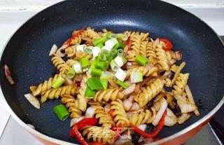 Spiral Pasta with Soy Sauce recipe