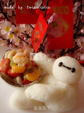 Fried Shrimp with Fruit recipe