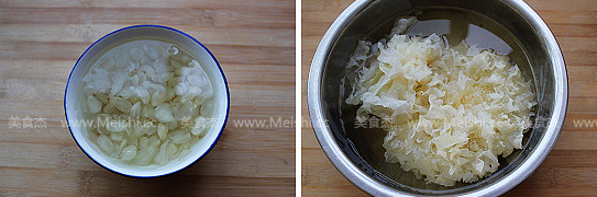 Tremella and Saponin Fruit Soup recipe