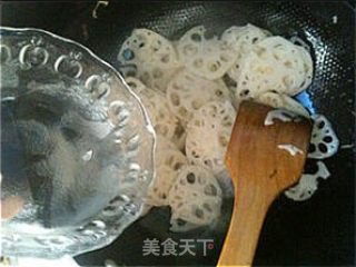 Vegetarian Fried Lotus Root Slices. recipe