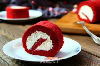 #四session Baking Contest and It's Love to Eat Festival#red Velvet Cake Roll recipe