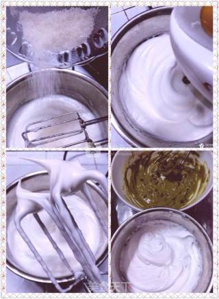 Matcha Red Bean Chiffon Cake recipe