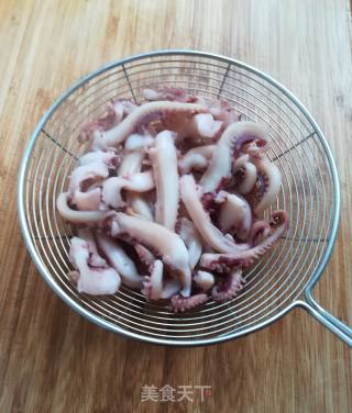 Stir-fried Octopus with Garlic Moss recipe