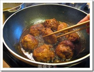 Meat Ball with Soy Sauce recipe