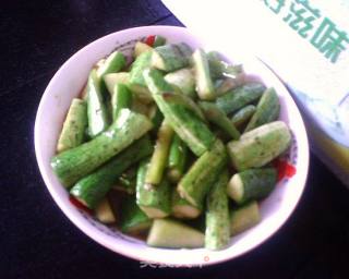 Hot Pepper Cucumber Strips recipe