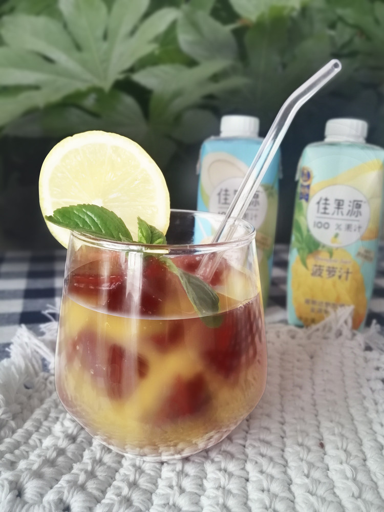 Tea Frozen Pineapple Juice recipe