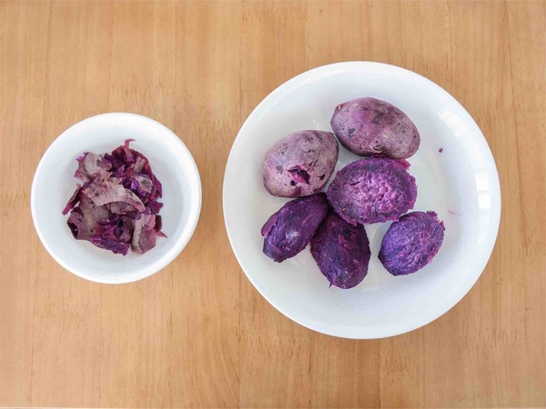 Purple Sweet Potato Sandwich Rice Cake recipe