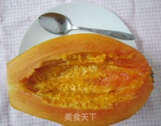 Papaya Steamed Egg recipe