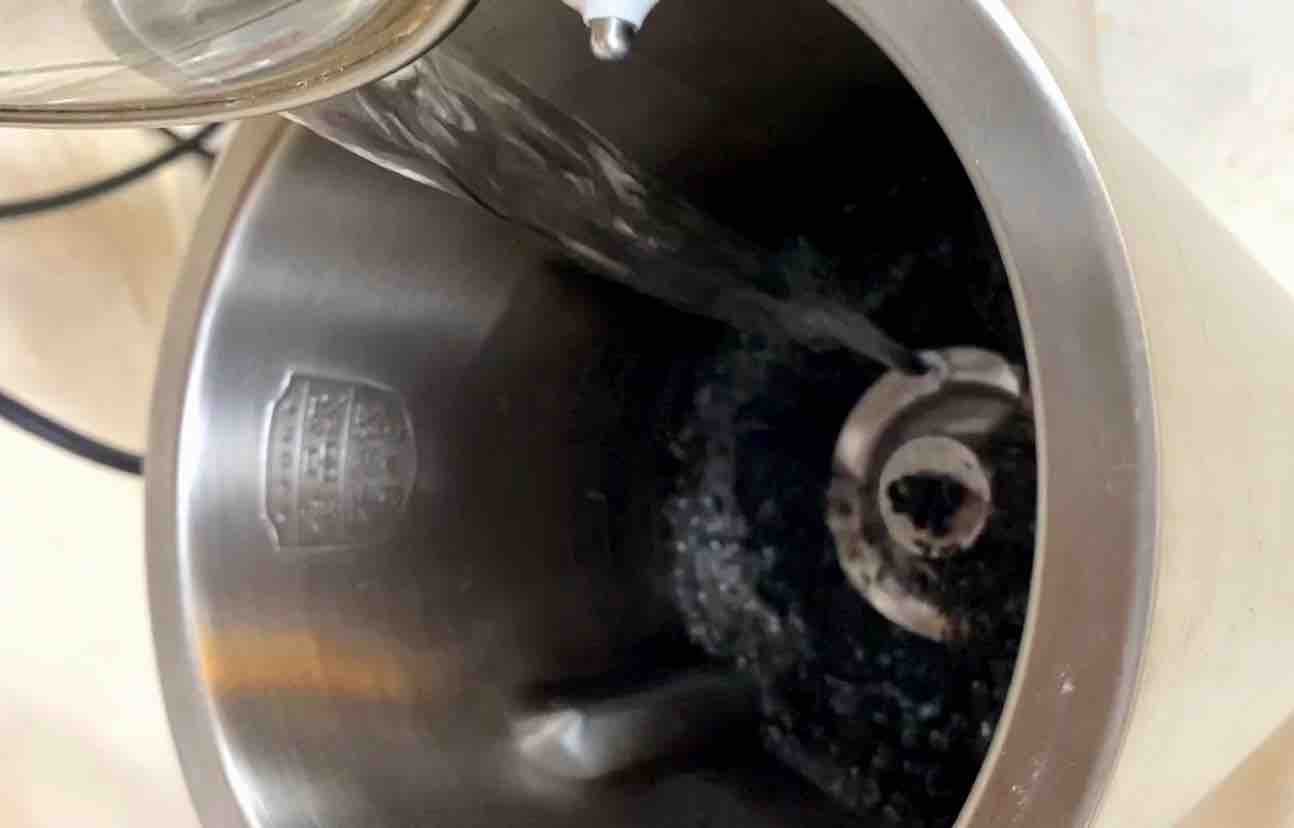 Black Rice, Black Beans, Black Sesame Paste recipe