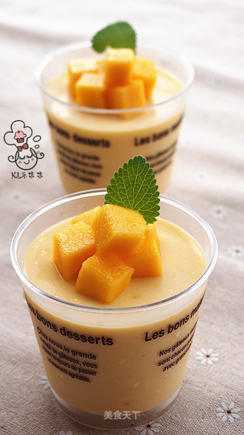 Mango Cheese Pudding [the Best of Desserts] recipe