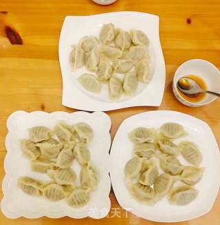 White Radish Three Fresh Dumplings recipe